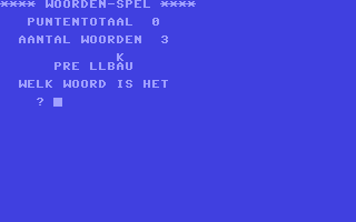 Screenshot for Woorden-Spel
