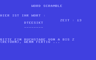 Screenshot for Word Scramble