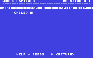 Screenshot for World Capitals